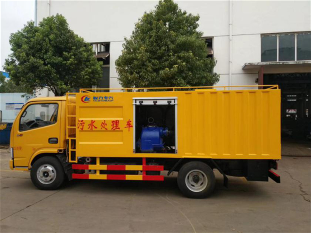 藍牌東風小多利卡污水處理車圖片2